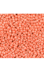 Seed beads 11/0 (2mm) Warm apricot orange